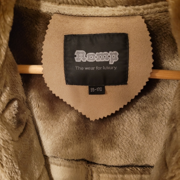 Men's Romp The Wear For Luxury Tan Hooded Duffle Coat size L - Picture 4 of 9